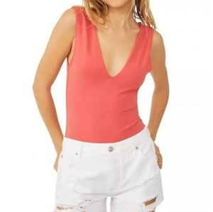 NWT GORGEOUS summer color Free People Body suit